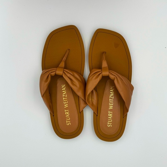 Stuart Weitzman EUC Sz 8B “Cassie” Sandal in Light Brown - Picture 4 of 6